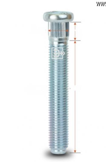 Забивная шпилька M12x1.5 x 62.0 (Дакромет) Вектор 