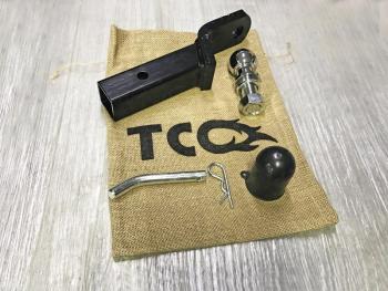 Кронштейн для фаркопа универсальный (50х50. тип E) TCC  (никелированный)