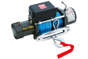 38 999 р. Лебёдка электрическая 12000S CM Winch (синтетический трос)    с доставкой в г. Керчь. Увеличить фотографию 2
