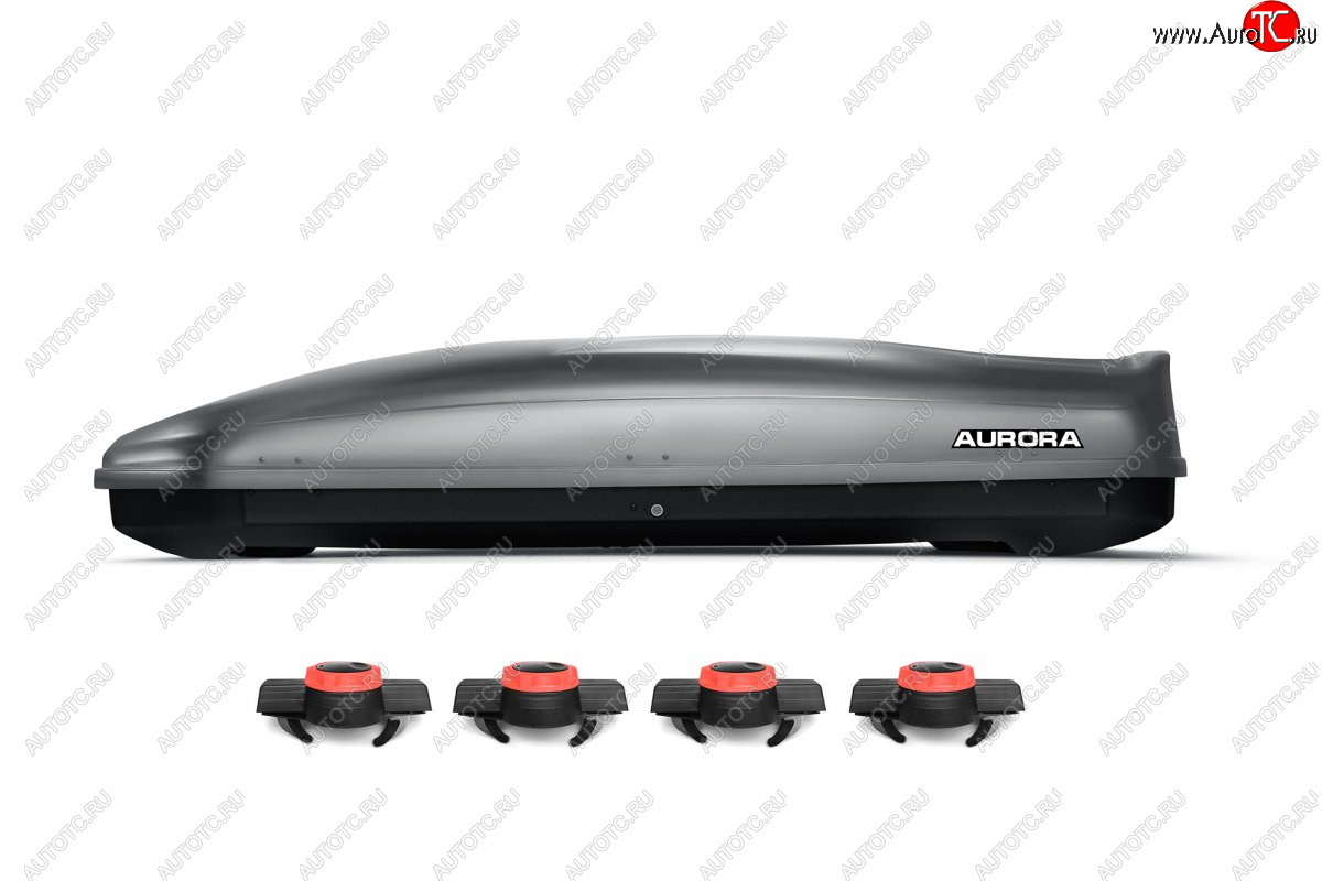 24 099 р. Багажный бокс AURORA (560 л/213x84x42 см, двусторонний, крепление краб) на крышу   (Titan LC)  с доставкой в г. Керчь