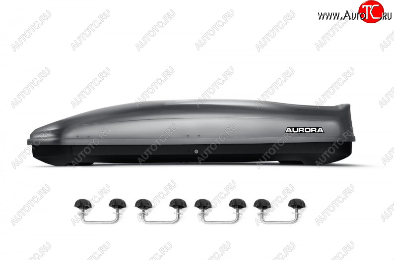 22 399 р. Багажный бокс AURORA (560 л/213x84x42 см, двусторонний, крепление скоба) на крышу   (Titan LC)  с доставкой в г. Керчь