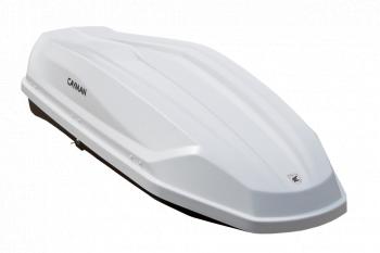 Автобокс CAYMAN (420 л. 196х73х38 см)  (белое тиснение)