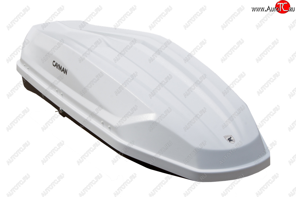 27 699 р. Автобокс CAYMAN (420 л. 196х73х38 см)   (белое тиснение)  с доставкой в г. Керчь