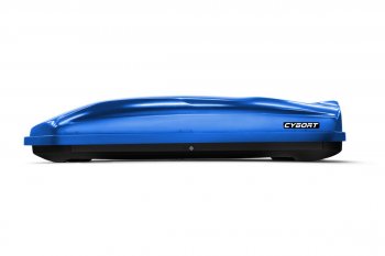 Багажный бокс CYBORT CarGO (580 л/216x85x46 см, двусторонний, крепление скоба) на крышу  (Голубая планета (418))