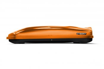 Багажный бокс CYBORT CarGO (580 л/216x85x46 см, двусторонний, крепление краб) на крышу  (Янтарь (248))