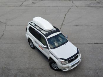 27 599 р. Автобокс LEVEL Касатка (450 л. 190х80х45 см)   (Белый)  с доставкой в г. Керчь. Увеличить фотографию 4