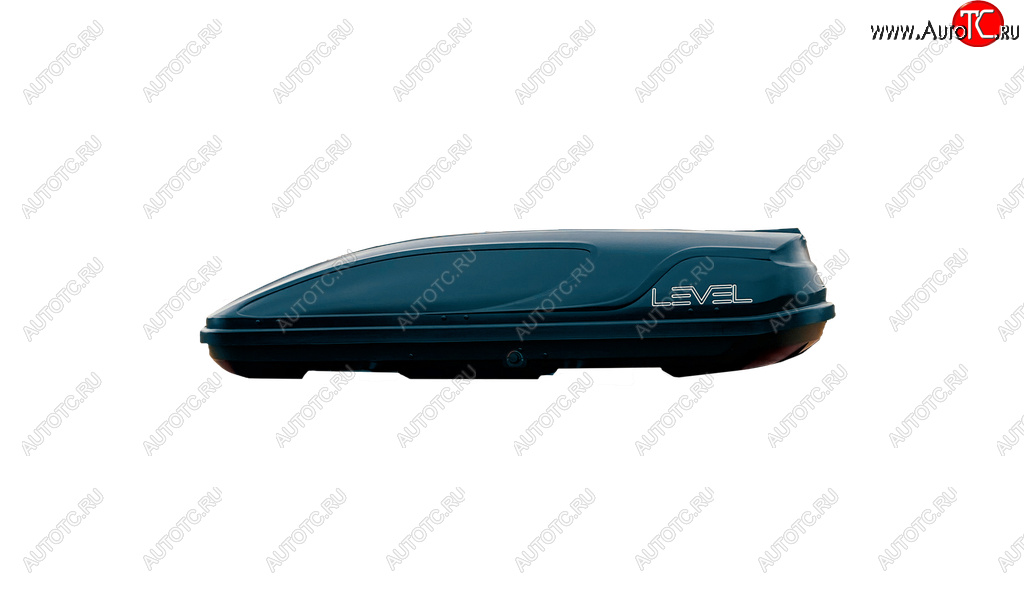 27 599 р. Автобокс LEVEL Касатка (450 л. 190х80х45 см)   (Черный)  с доставкой в г. Керчь