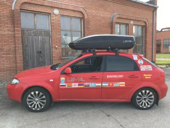 27 599 р. Автобокс LEVEL Касатка (450 л. 190х80х45 см)   (Черный)  с доставкой в г. Керчь. Увеличить фотографию 2