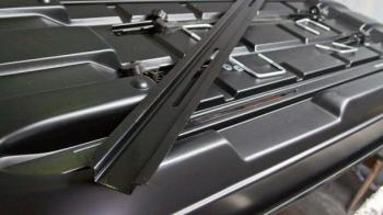27 599 р. Автобокс LEVEL Касатка (450 л. 190х80х45 см)   (Черный)  с доставкой в г. Керчь. Увеличить фотографию 5