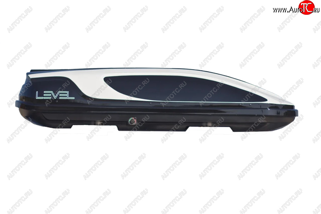 31 999 р. Автобокс LEVEL Касатка (450 л. 190х80х45 см)   (Черно-белый)  с доставкой в г. Керчь