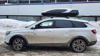 31 999 р. Автобокс LEVEL Касатка (450 л. 190х80х45 см)   (Черно-белый)  с доставкой в г. Керчь. Увеличить фотографию 5
