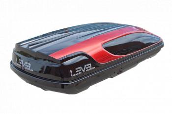 31 999 р. Автобокс LEVEL Касатка (450 л. 190х80х45 см)   (Черно-красный)  с доставкой в г. Керчь. Увеличить фотографию 2