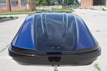 31 999 р. Автобокс LEVEL Касатка (450 л. 190х80х45 см)   (Черно-синий)  с доставкой в г. Керчь. Увеличить фотографию 3