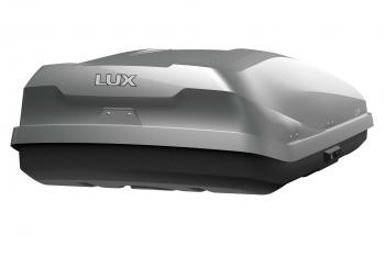 49 899 р. Багажный бокс (450 л 175х85х40 см, двусторонний) LUX IRBIS 175   (серый металлик)  с доставкой в г. Керчь. Увеличить фотографию 4