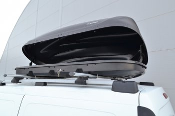 21 749 р. Автобокс PT GROUP(410л., 177х81х46, одностороннее открывание) Turino 1 черный Mercedes-Benz CLS class C218 (2011-2017) (Черный)  с доставкой в г. Керчь. Увеличить фотографию 2