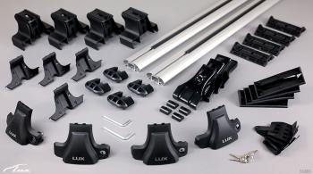 8 789 р. Универсальный багажник в сборе D-LUX 1   (с поперечинами аэро-классик LUX (длина 110 см))  с доставкой в г. Керчь. Увеличить фотографию 5