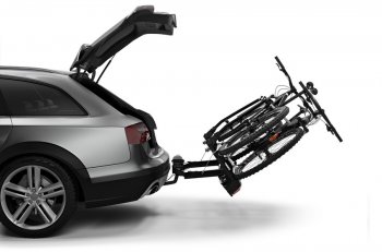 95 999 р. Велобагажник-платформа на фаркоп Thule VeloSpace XT   (Для 2-х велосипедов)  с доставкой в г. Керчь. Увеличить фотографию 4