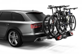 95 999 р. Велобагажник-платформа на фаркоп Thule VeloSpace XT   (Для 2-х велосипедов)  с доставкой в г. Керчь. Увеличить фотографию 2