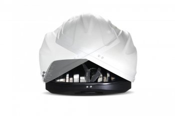 Автобокс PT GROUP (360л., 140х83х45, двустороннее открывание) Turino Compact белый  (Белый)