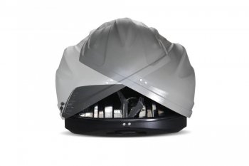 Автобокс PT GROUP (360л., 140х83х45, двустороннее открывание) Turino Compact серый  (Серый)