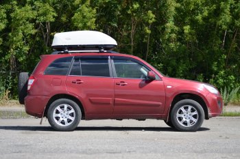 18 489 р. Автобокс PT GROUP (360л., 140х83х45, одностороннее открывание) Turino Compact белый Toyota RAV4 XA30 5 дв. 2-ой рестайлинг (2010-2013) (Белый)  с доставкой в г. Керчь. Увеличить фотографию 2