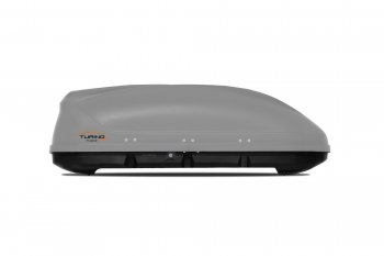 Автобокс PT GROUP (360л., 140х83х45, одностороннее открывание) Turino Compact серый  (Серый)