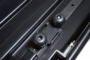 21 749 р. Автобокс PT GROUP(410л., 177х81х46, одностороннее открывание) Turino 1 черный Mercedes-Benz CLS class C218 (2011-2017) (Черный)  с доставкой в г. Керчь. Увеличить фотографию 6