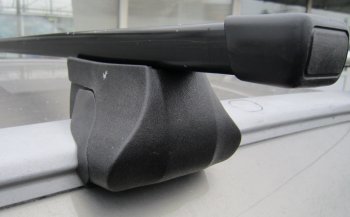 Комплект поперечин с крепежом для интегрированых рейлингов Integra Honda Shuttle  дорестайлинг (2015-2019) (Стальные поперечины 1200 мм)