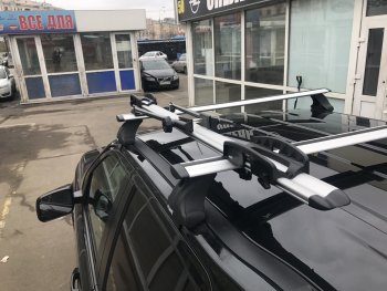 Крепление велосипеда на крышу Inter II (алюминий) SSANGYONG Actyon рестайлинг (2013-2021)
