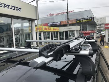 2 249 р. Крепление велосипеда на крышу Inter II (алюминий) Mazda CX-3 DK дорестайлинг (2014-2018)  с доставкой в г. Керчь. Увеличить фотографию 3