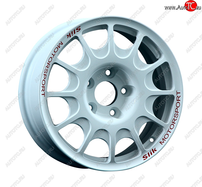 23 799 р. Кованый диск Slik Classic Sport L-1844S 5.5x15   (Белый (W))  с доставкой в г. Керчь