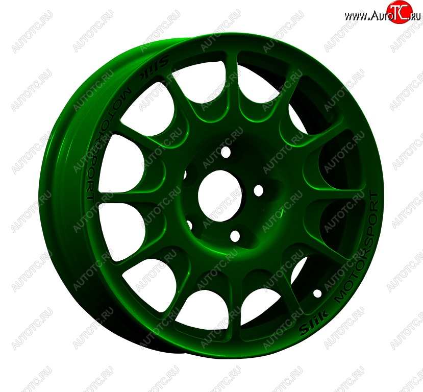 23 799 р. Кованый диск Slik Classic Sport L-1844S 6.5x15   (Зеленый (GREEEN))  с доставкой в г. Керчь