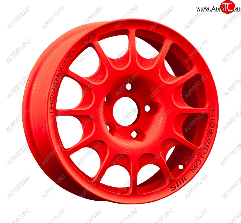 23 799 р. Кованый диск Slik Classic Sport L-1844S 6.5x15   (RAL 3026 ярко алый (3026))  с доставкой в г. Керчь