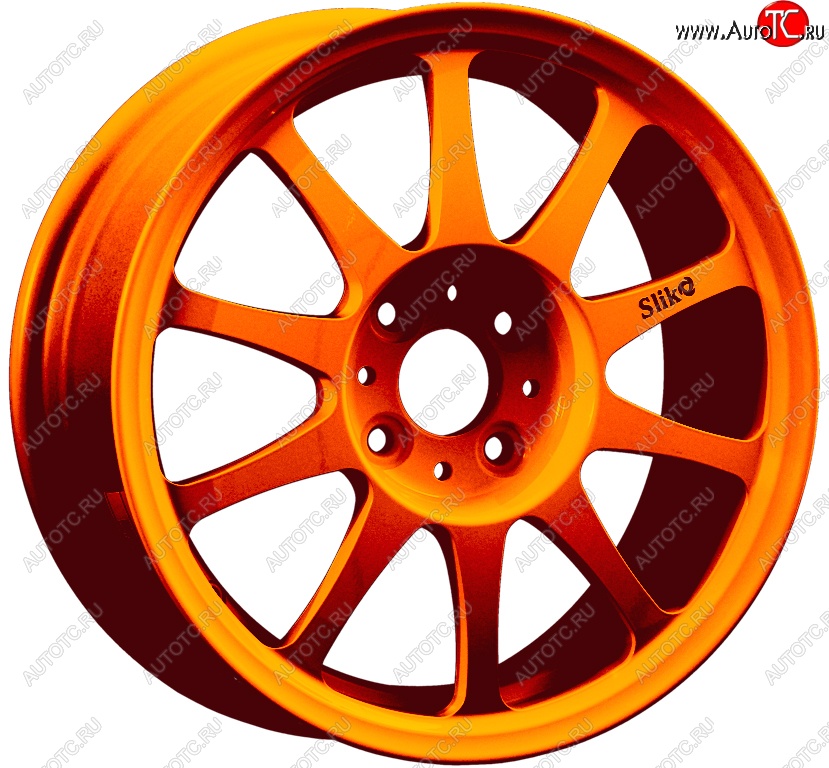 14 899 р. Кованый диск Slik Classic Sport L-5411S 6.0x15   (Ярко оранжевый (ORANGE))  с доставкой в г. Керчь