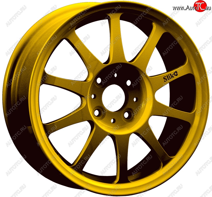 14 899 р. Кованый диск Slik Classic Sport L-5411S 6.0x15   (Ярко желтый RAL1021 (YELLOW))  с доставкой в г. Керчь