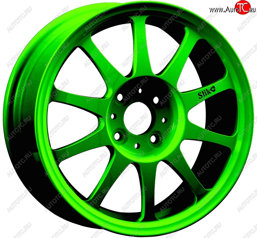 14 899 р. Кованый диск Slik Classic Sport L-5411S 6.0x15   (RAL 6038 ярко-зеленый (6038))  с доставкой в г. Керчь