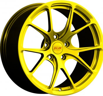 Кованый диск Slik TuningPro L-754 9.0x17  (Candy ярко-желтый (Candy YELLOW))