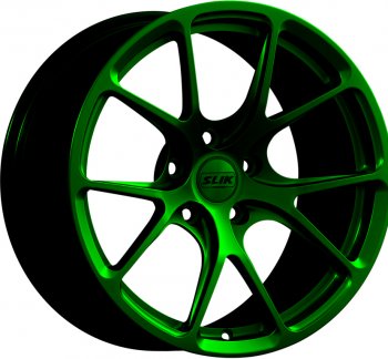 Кованый диск Slik TuningPro L-754 9.0x17  (Зеленый (GREEEN))