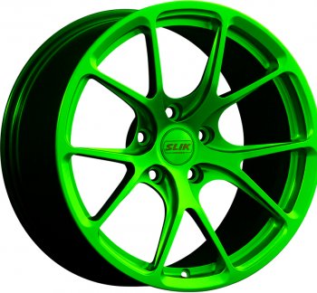 Кованый диск Slik TuningPro L-754 9.0x17  (RAL 6038 ярко-зеленый (6038))