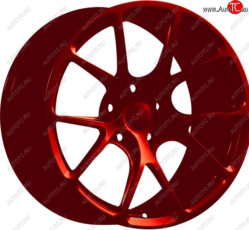 17 699 р. Кованый диск Slik TuningPro L-754 9.0x17   (Candy красный (Candy RED))  с доставкой в г. Керчь