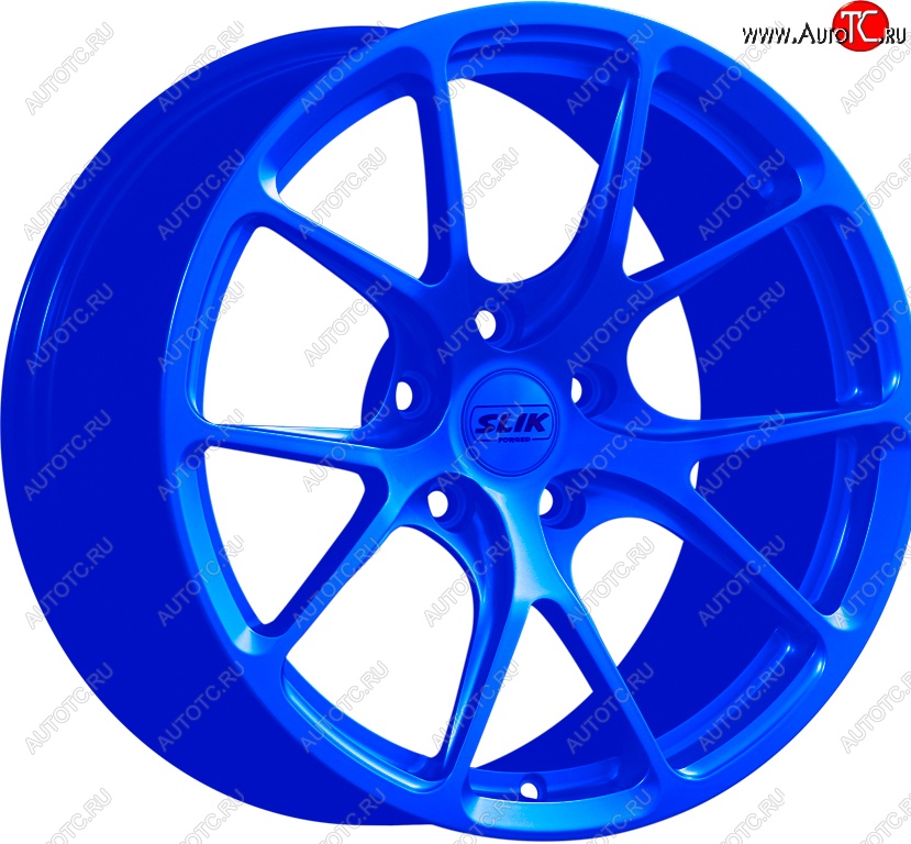 17 799 р. Кованый диск Slik TuningPro L-754 9.0x17   (Candy синий (Candy BLUE))  с доставкой в г. Керчь