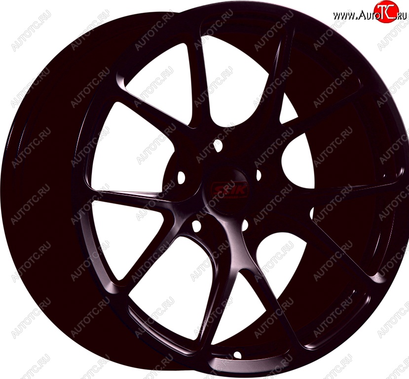 17 890 р. Кованый диск Slik TuningPro L-754 9.0x17   (Черный глянцевый (BK))  с доставкой в г. Керчь