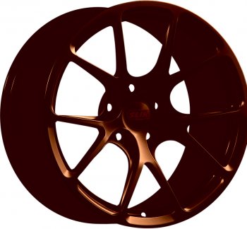 Кованый диск Slik TuningPro L-754 9.0x17  (Коньячная бронза глянец (BRZCGN))