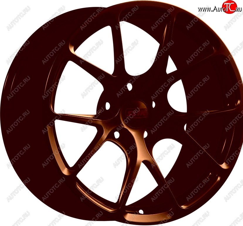 17 890 р. Кованый диск Slik TuningPro L-754 9.0x17   (Коньячная бронза глянец (BRZCGN))  с доставкой в г. Керчь