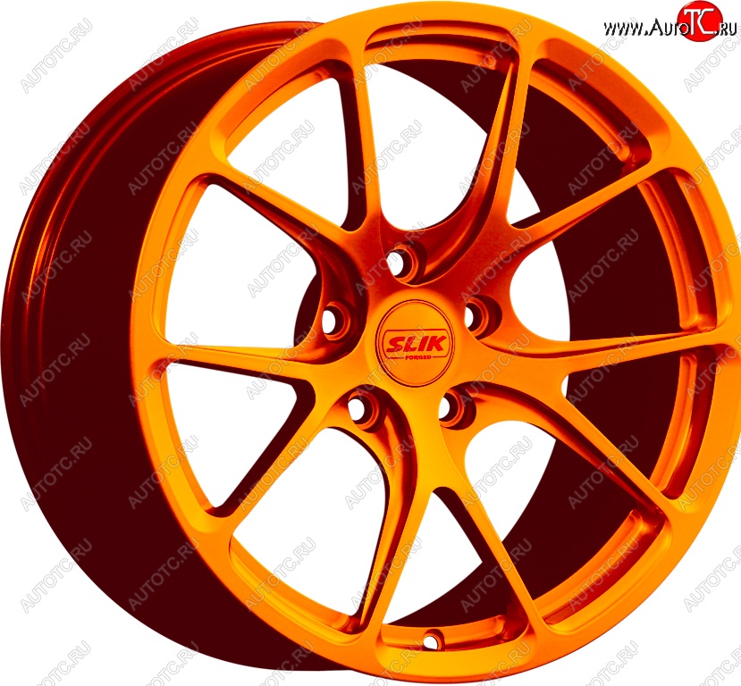 18 599 р. Кованый диск Slik TuningPro L-754 9.0x17   (Ярко оранжевый (ORANGE))  с доставкой в г. Керчь