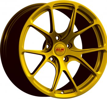 Кованый диск Slik TuningPro L-754 9.0x17  (Ярко желтый RAL1021 (YELLOW))