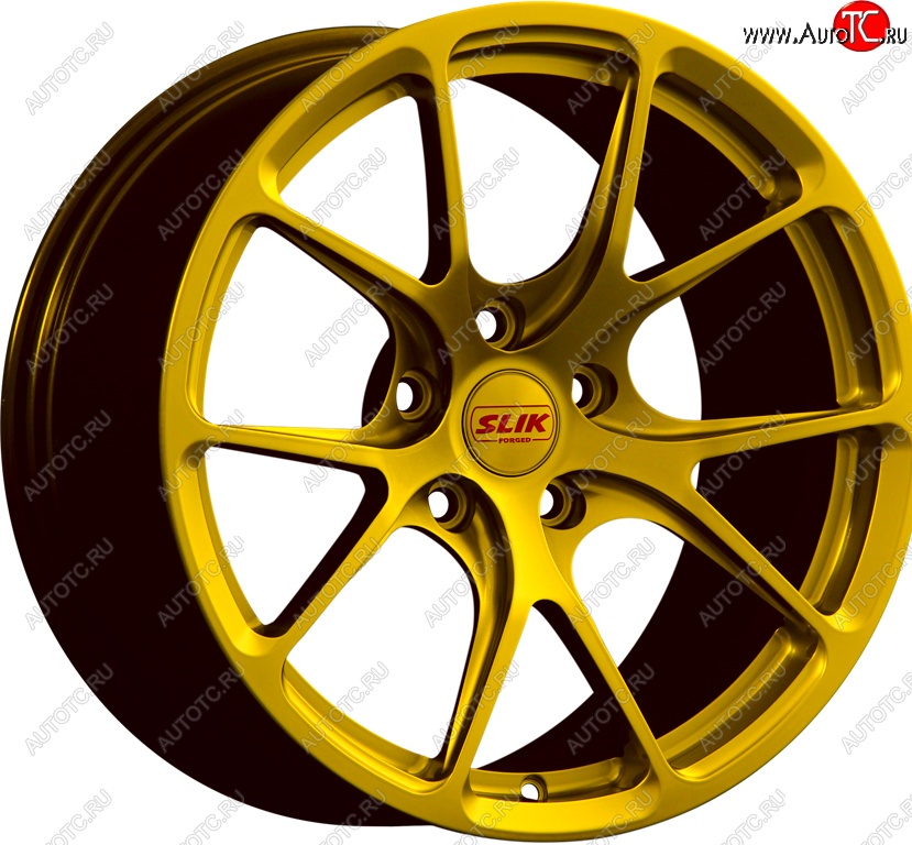 17 799 р. Кованый диск Slik TuningPro L-754 9.0x17   (Ярко желтый RAL1021 (YELLOW))  с доставкой в г. Керчь
