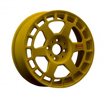 Кованый диск Slik Classic Sport L-151S 5.5x15  (Ярко желтый RAL1021 (YELLOW))