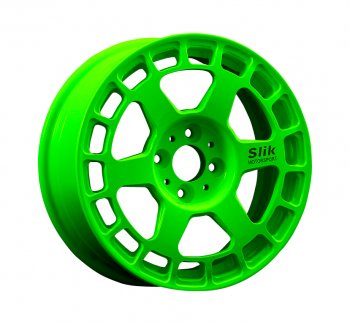 Кованый диск Slik Classic Sport L-151S 5.5x15  (RAL 6038 ярко-зеленый (6038))