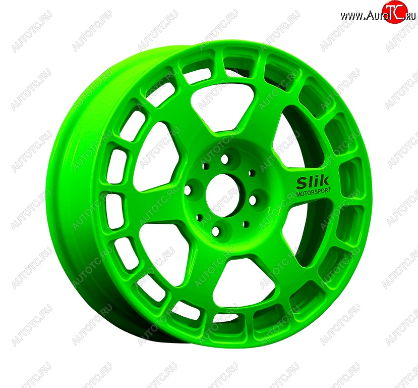 15 499 р. Кованый диск Slik Classic Sport L-151S 5.5x15   (RAL 6038 ярко-зеленый (6038))  с доставкой в г. Керчь